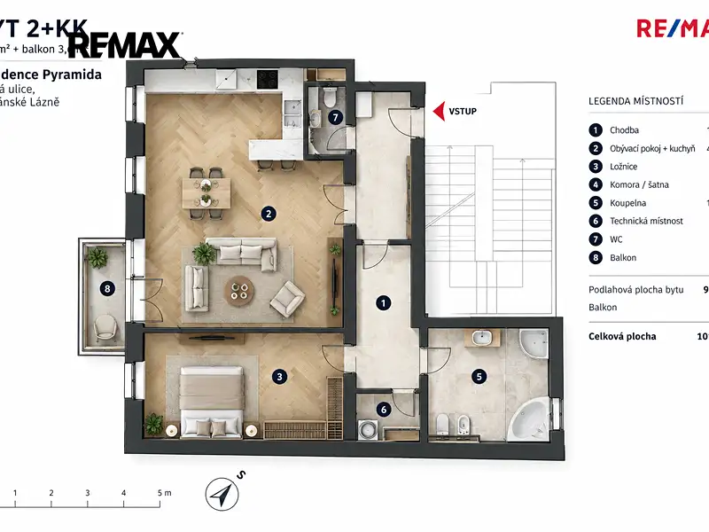 Prodej bytu 2+kk 97 m², Mariánské Lázně – náhled fotky 2