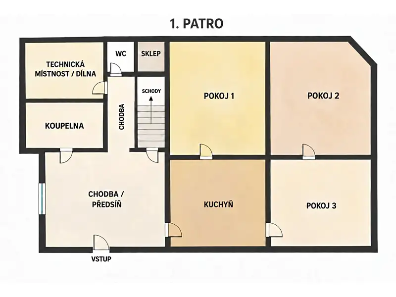 Prodej rodinného domu 160 m², pozemek 1132 m², Archlebov – náhled fotky 3