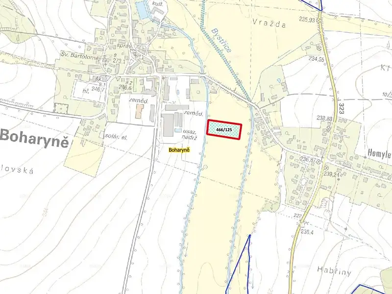 Prodej louky 6581 m², Boharyně – náhled fotky 3
