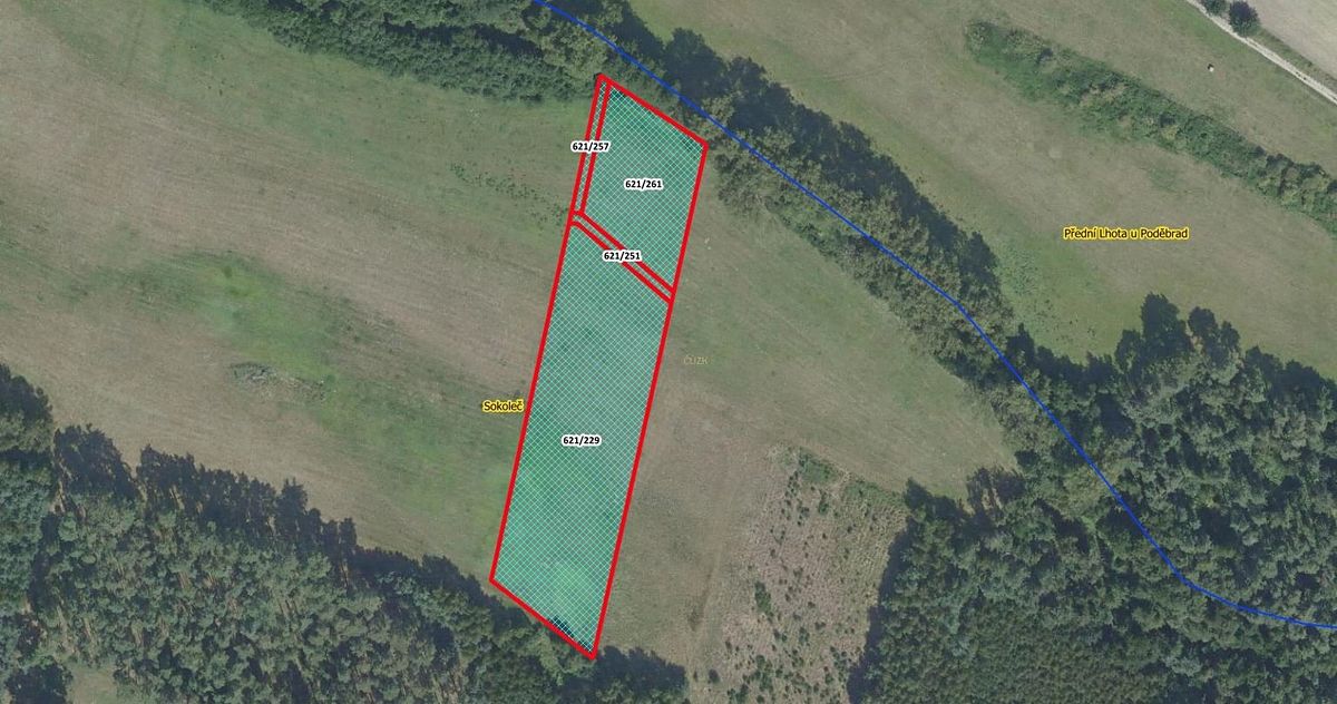 Prodej louky 5456 m², Sokoleč – fotka 1 z 3
