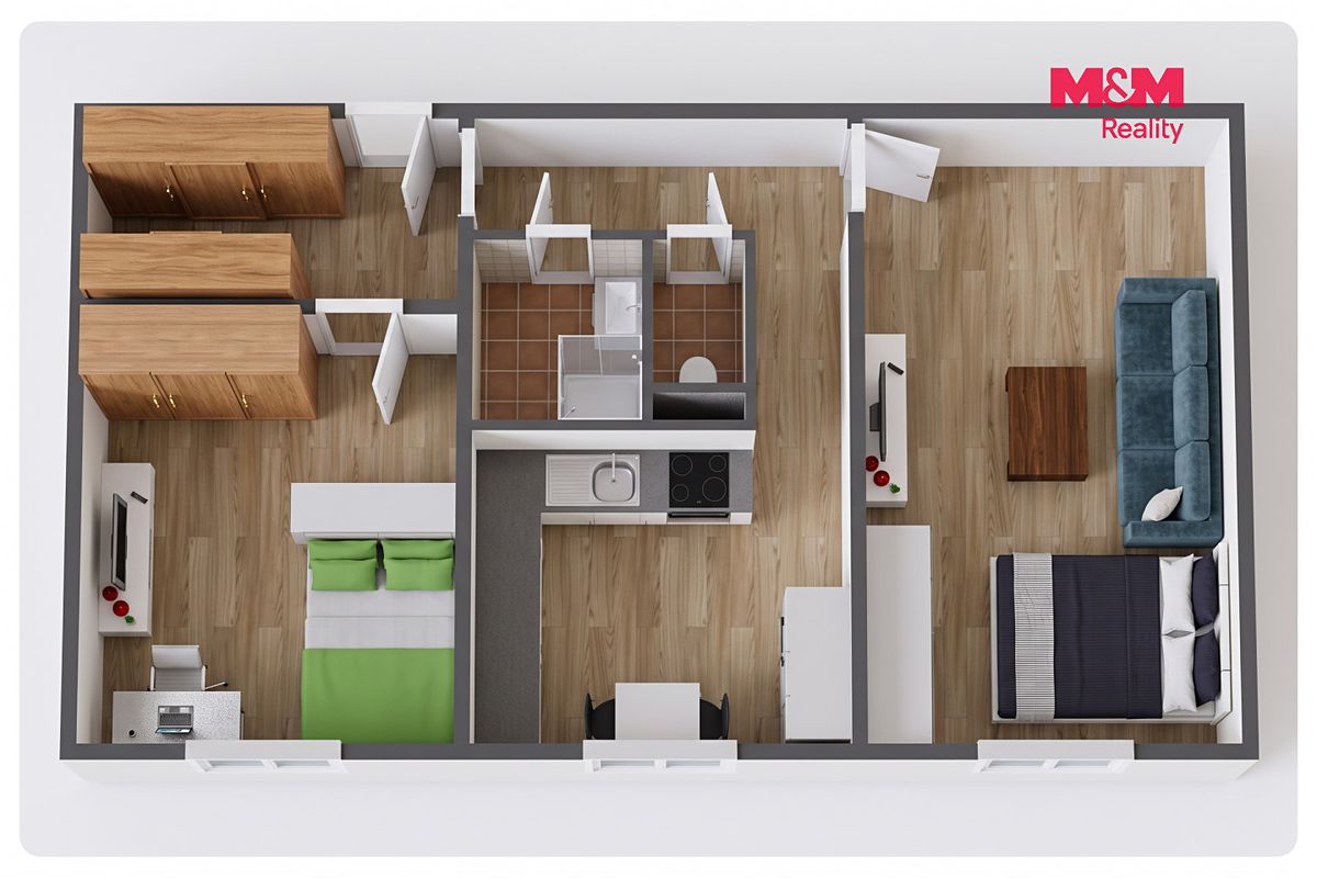Prodej bytu 2+1 66 m² – fotografie 4