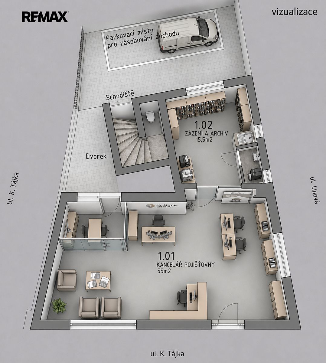 Pronájem ordinace 55 m² – fotografie 4