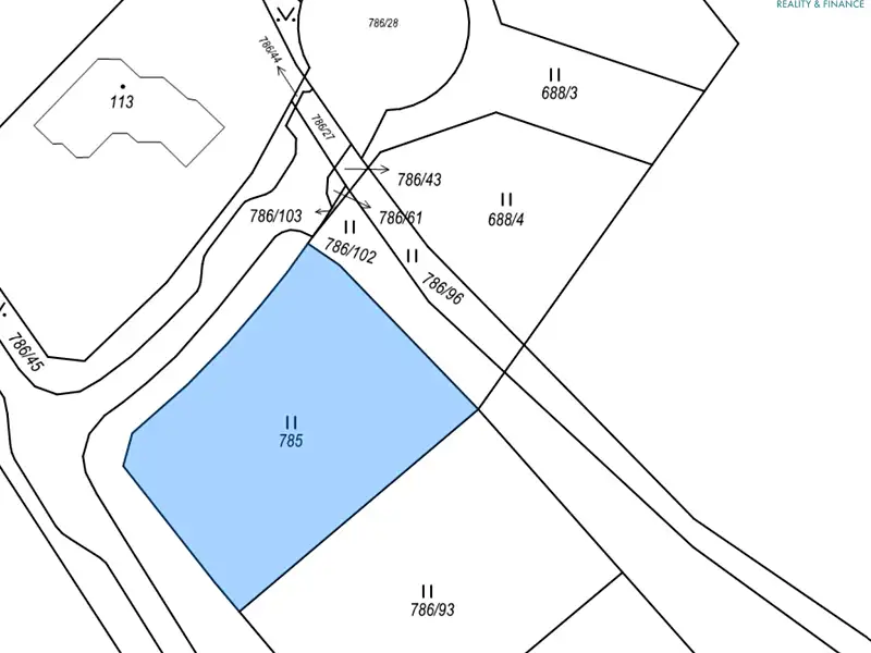 Prodej stavebního pozemku 1064 m², Třebíč – náhled fotky 1