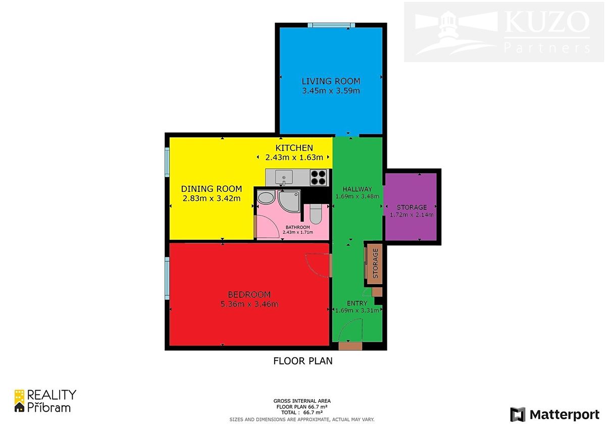 Pronájem bytu 3+kk 64 m² – fotografie 4
