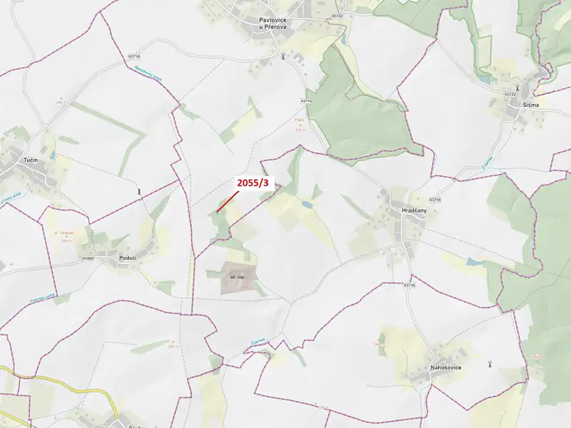 Dražba lesa 449 m², Pavlovice u Přerova – náhled fotky 1