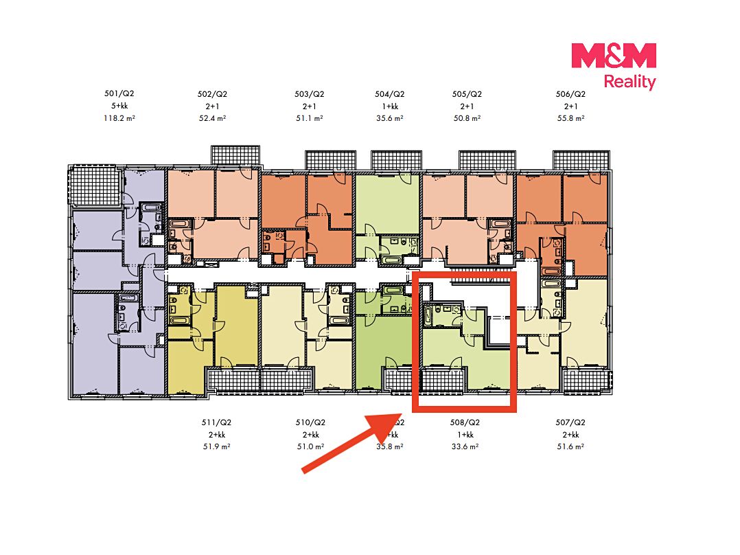 Prodej bytu 1+kk 34 m² – fotografie 4