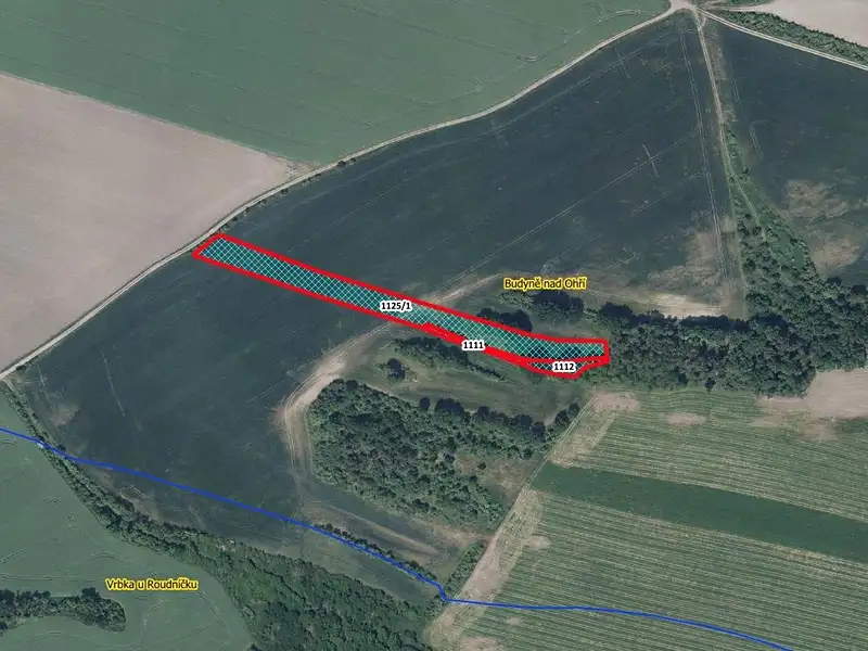 Prodej pole 7769 m², Budyně nad Ohří – náhled fotky 1