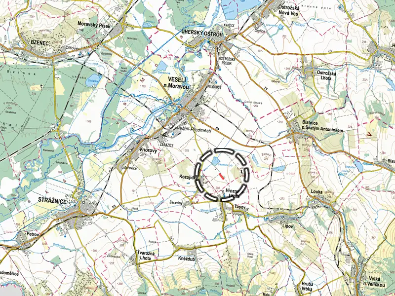 Prodej pole 5963 m², Veselí nad Moravou – náhled fotky 3