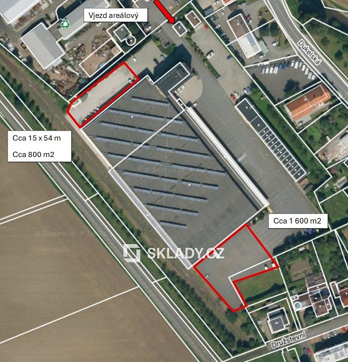 Pronájem komerčního pozemku 1600 m² – fotografie 3