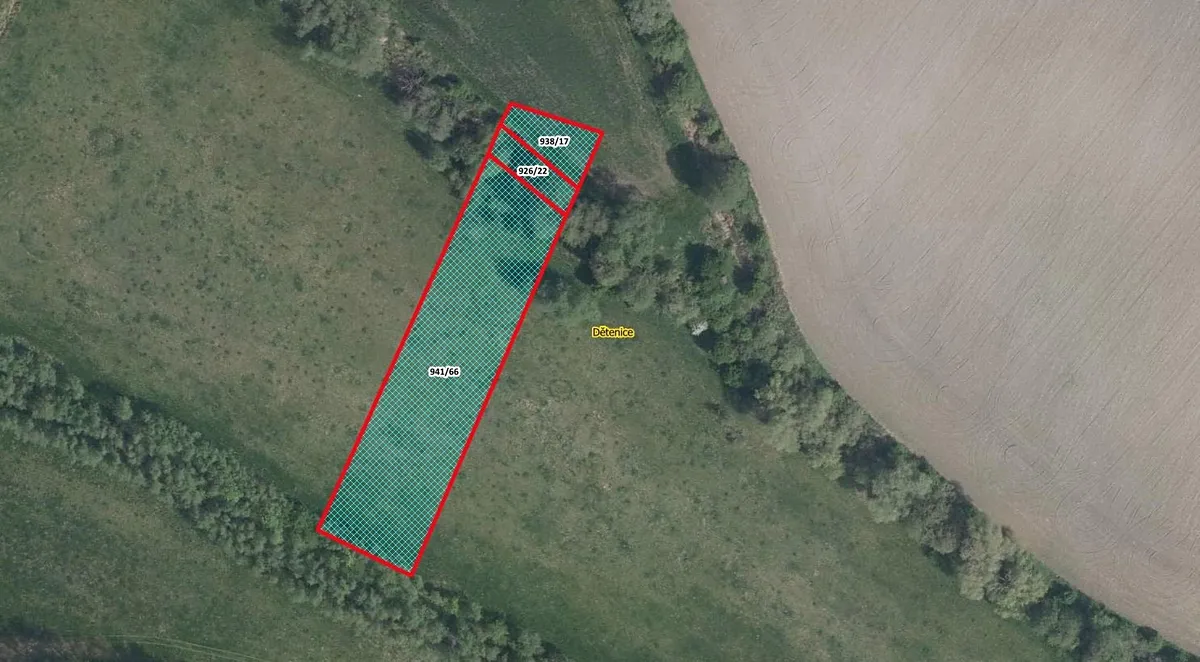 Prodej louky 3390 m²