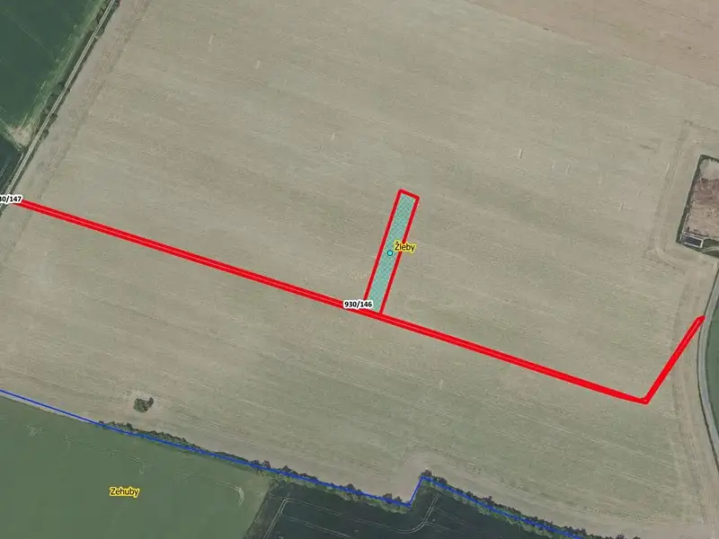 Prodej pole 2099 m², Žleby – náhled fotky 1
