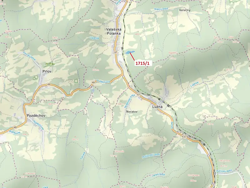 Dražba lesa 17552 m², Valašská Polanka – náhled fotky 1
