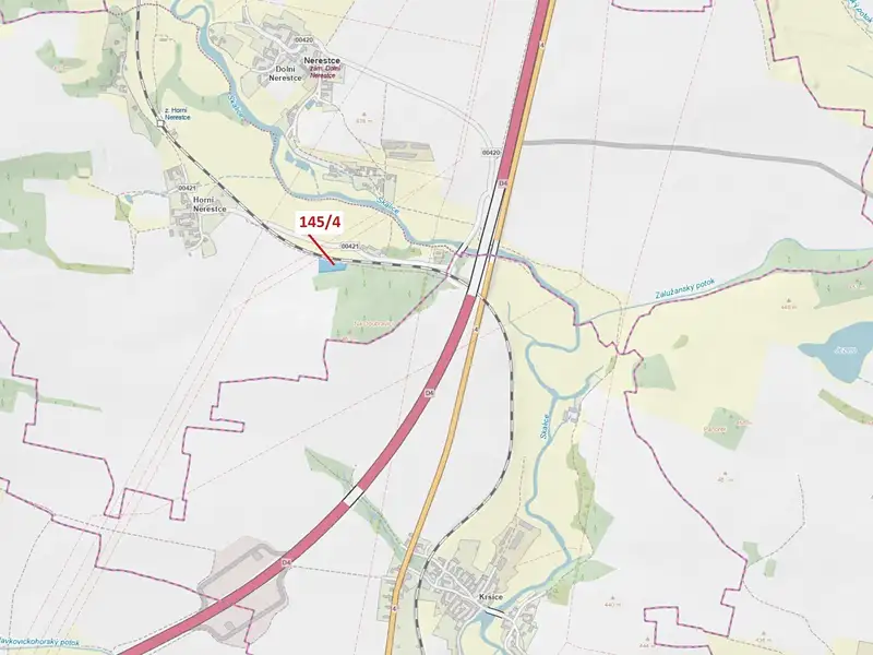 Dražba louky 2865 m², Nerestce – náhled fotky 1