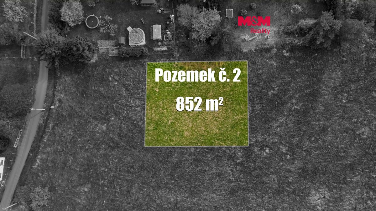 Prodej stavebního pozemku 852 m²