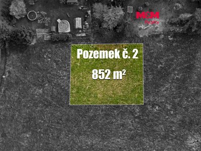 Prodej stavebního pozemku 852 m²
