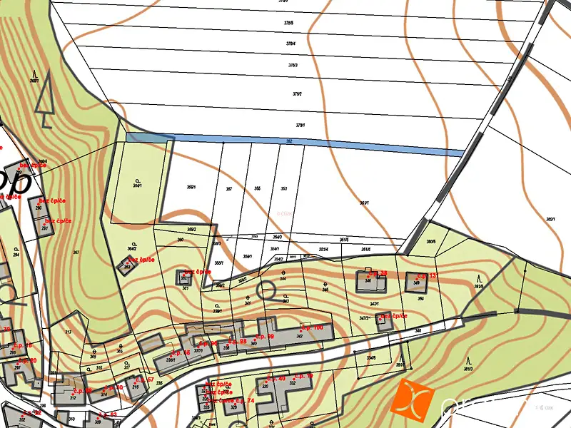 Prodej pozemku 710 m², Dobřínsko – náhled fotky 3