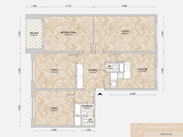 Wohnung 4+1 zum Kauf, 97 m² (13 von 26)
