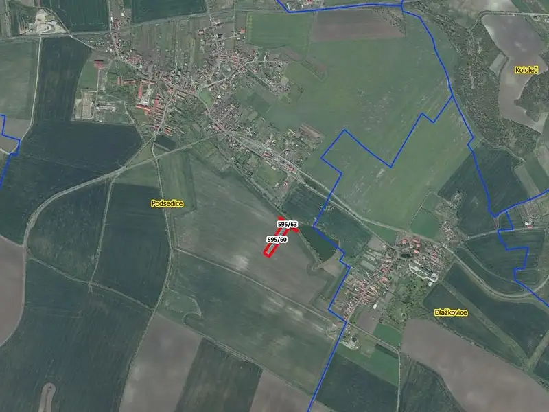 Prodej pole 5350 m², Podsedice – náhled fotky 2