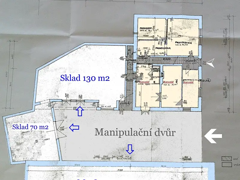 Prodej výrobní haly, prostoru 1400 m², Zdice – náhled fotky 3