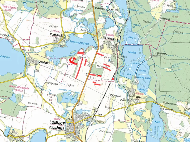 Prodej pole 10604 m², Lomnice nad Lužnicí – náhled fotky 2