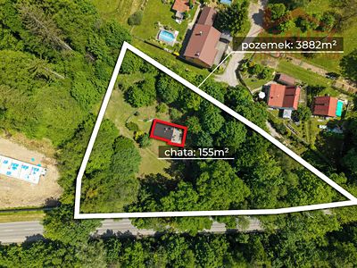 Prodej chaty 45 m², pozemek 3992 m²