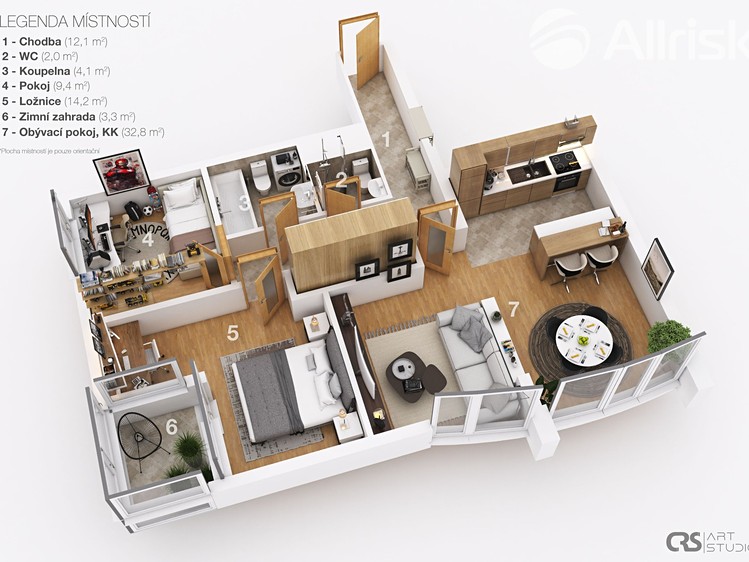 Prodej bytu 3+kk, 75 m² (10 z 32)