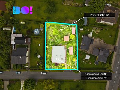 Prodej rodinného domu 96 m², pozemek 866 m²
