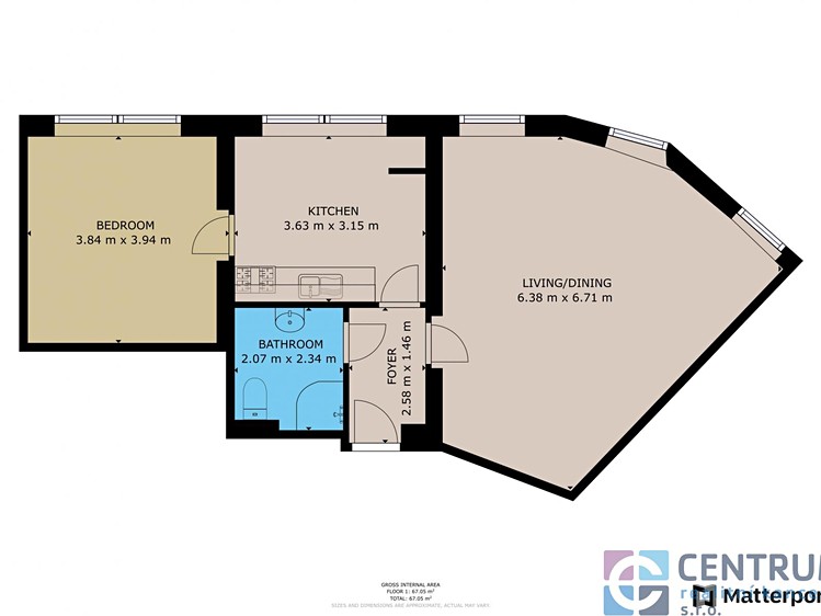 Wohnung 2+1 zur Miete, 65 m² (7 von 9)
