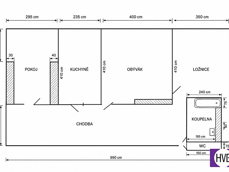 Квартира 3+1 на продаж, 80 м² (21 з 22)