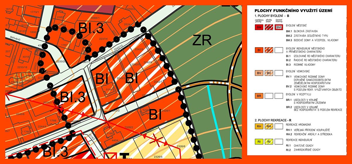 Prodej stavebního pozemku 1280 m² – fotografie 4