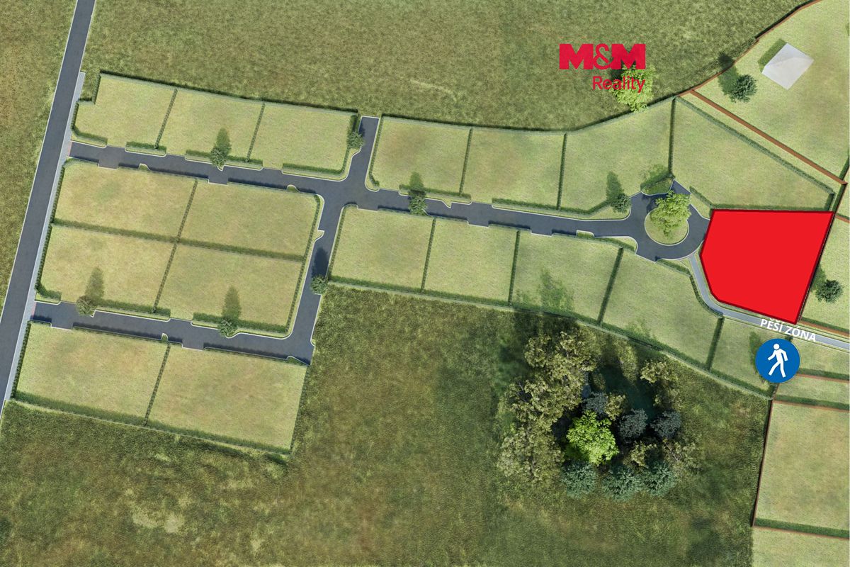 Prodej stavebního pozemku 1025 m²
