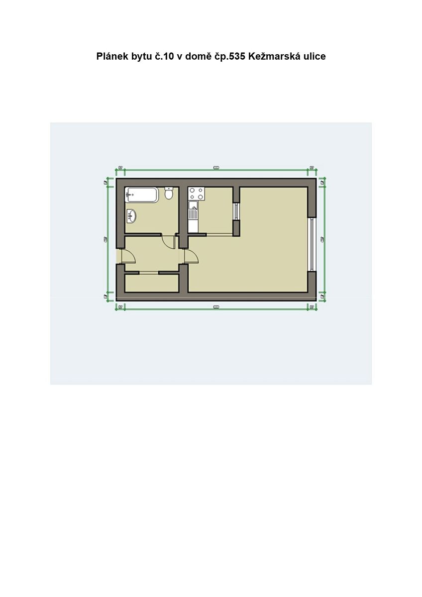 Pronájem bytu 1+1 43 m² – fotografie 2
