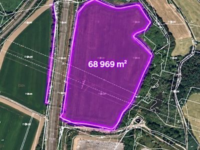 Prodej komerčního pozemku 68969 m²