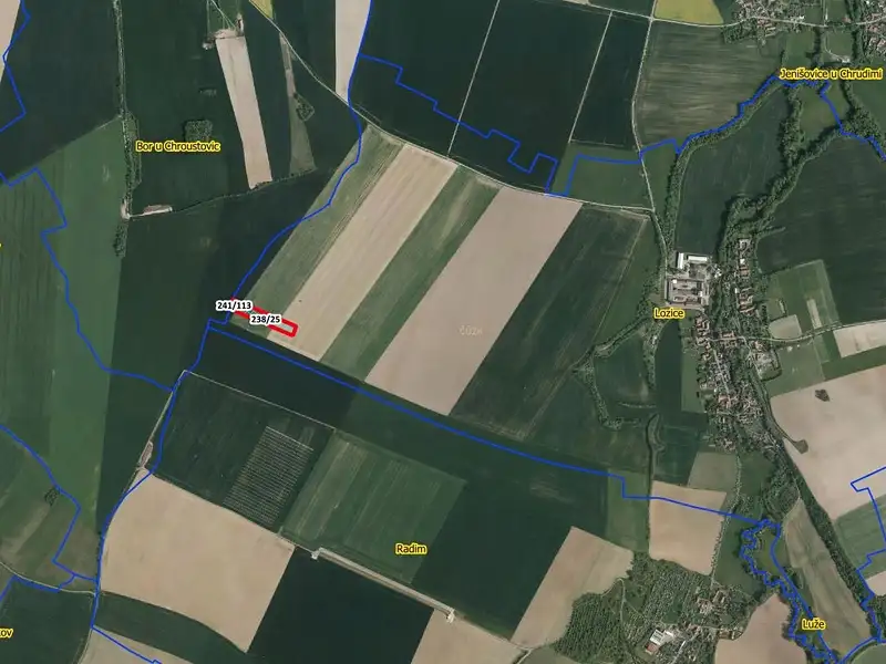 Prodej pole 10021 m², Lozice – náhled fotky 3