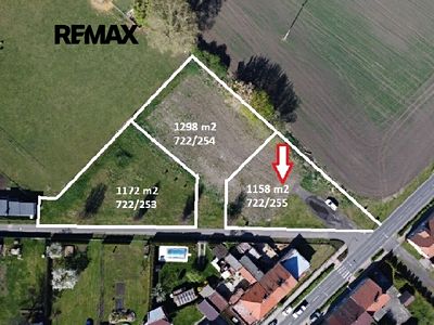 Prodej stavebního pozemku 1158 m²