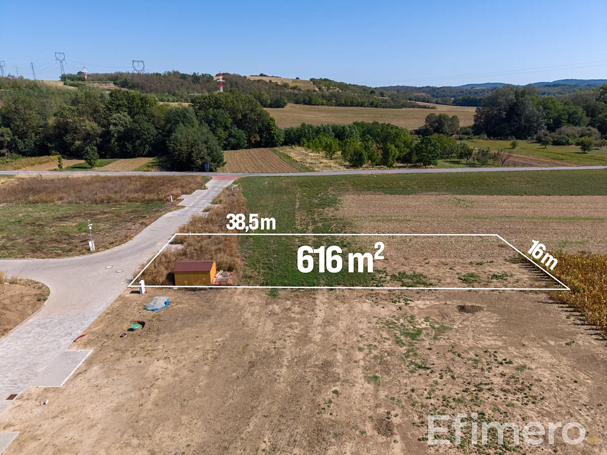 Prodej stavebního pozemku 616 m²