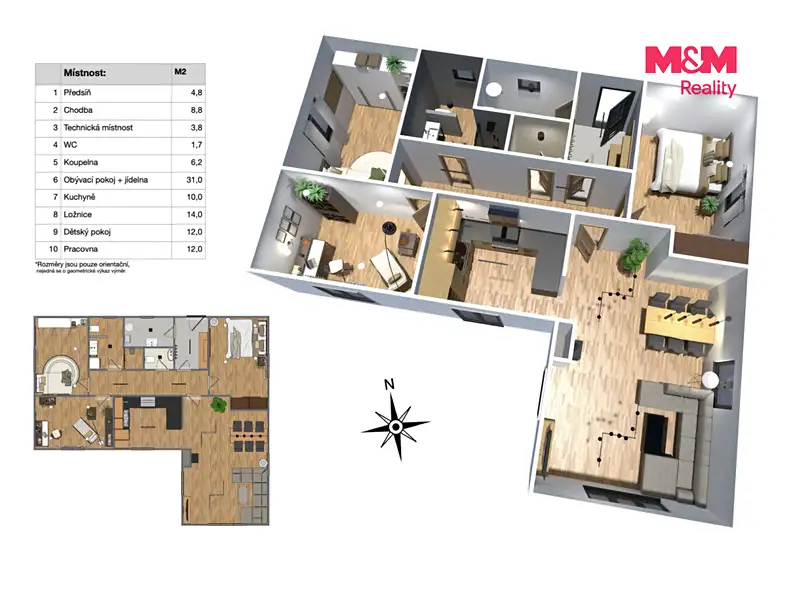 Prodej rodinného domu 106 m², pozemek 751 m², Hosín – náhled fotky 3