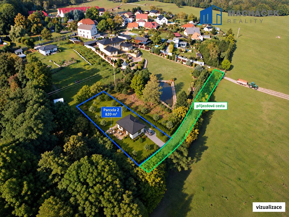 Prodej stavebního pozemku 820 m²