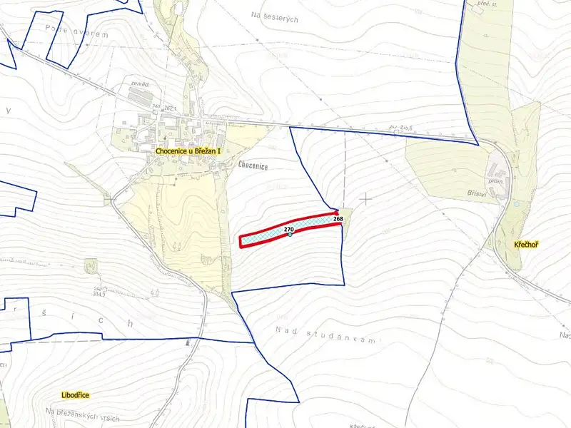 Prodej pole 17419 m², Břežany I – náhled fotky 3