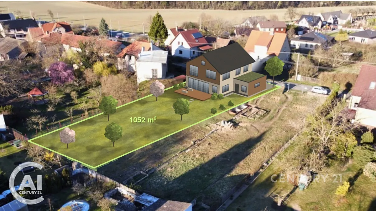 Prodej stavebního pozemku 1052 m²