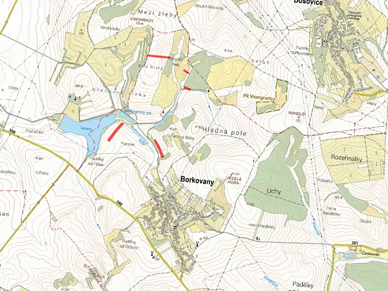 Prodej pole 13498 m², Borkovany – náhled fotky 3