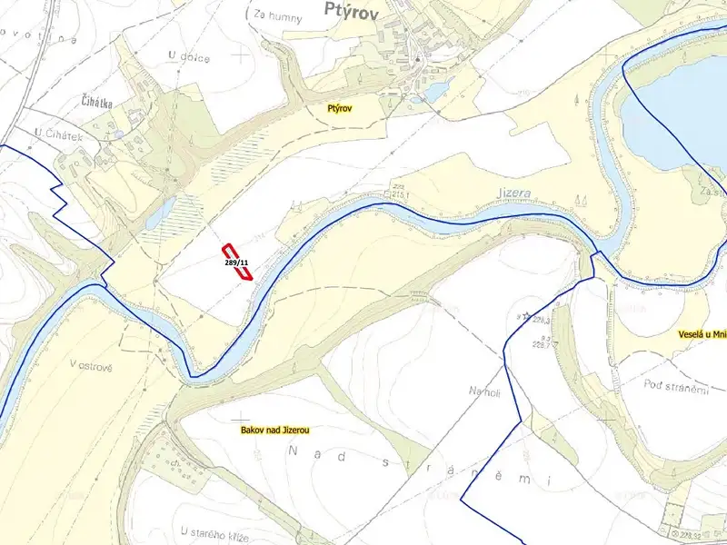 Prodej pole 2100 m², Ptýrov – náhled fotky 3