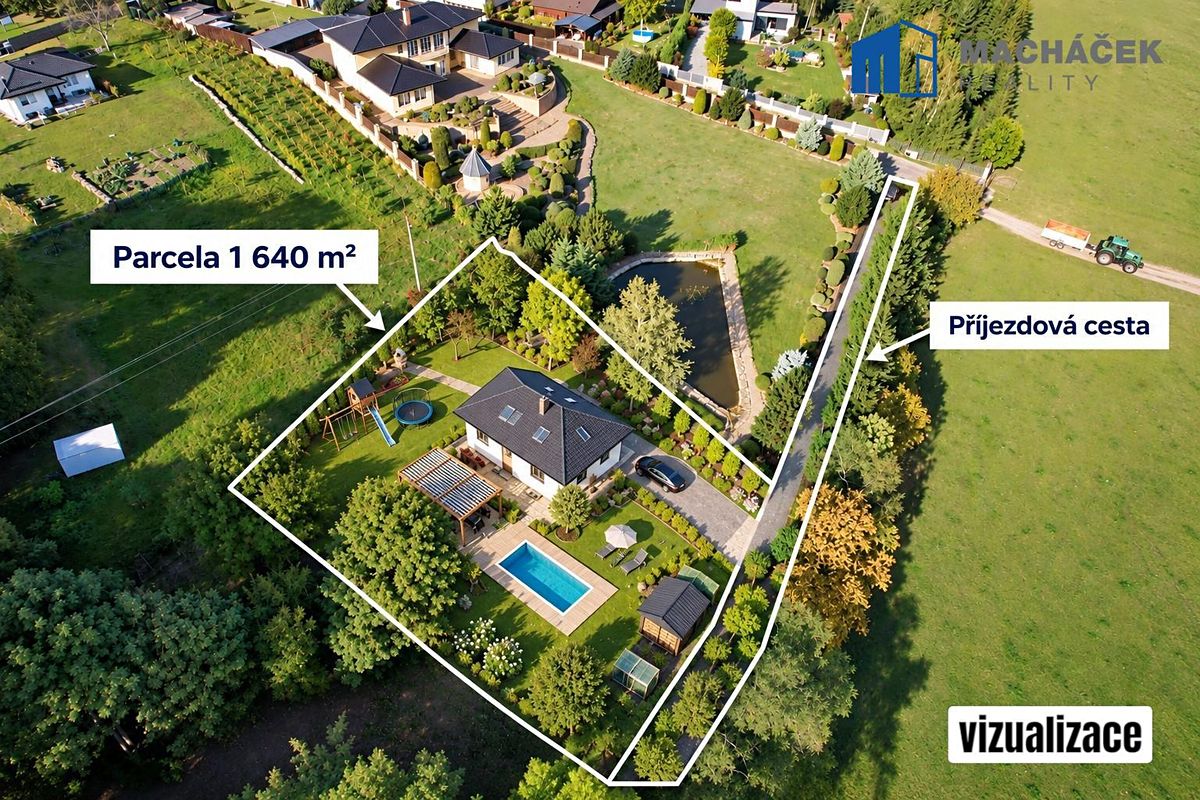 Prodej stavebního pozemku 1640 m² – fotografie 3