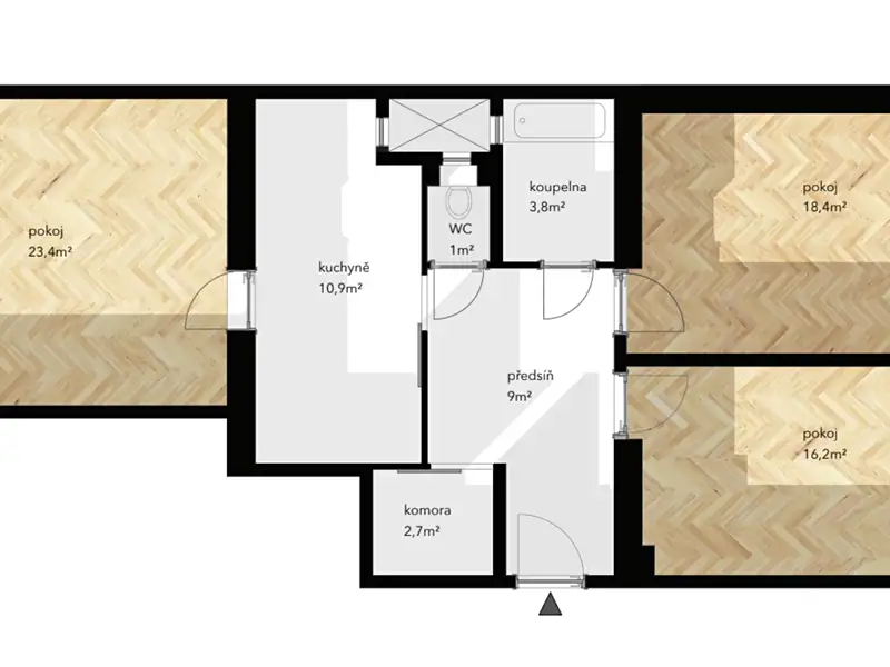 Prodej bytu 3+kk 86 m², Praha – náhled fotky 2
