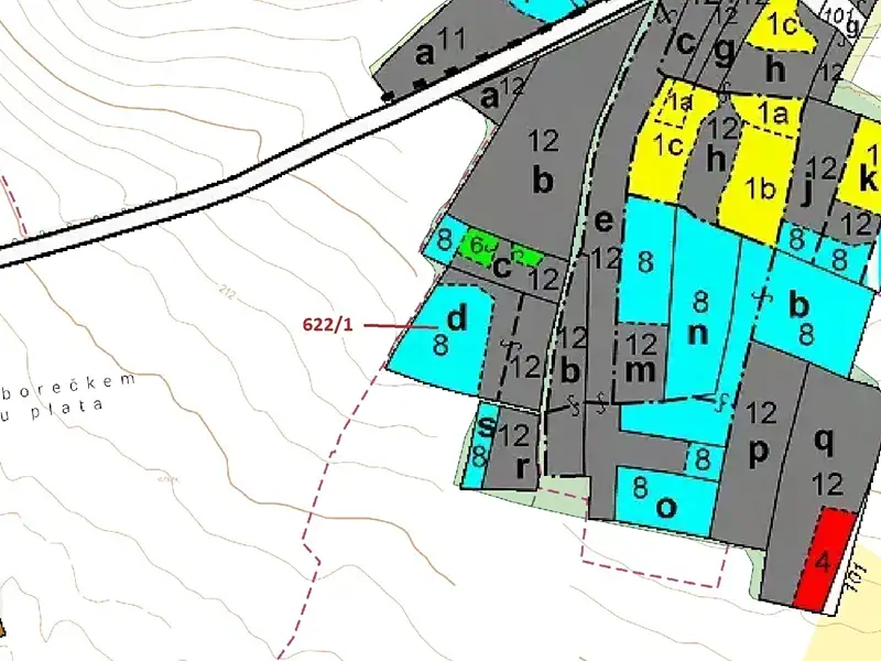 Dražba lesa 12017 m², Bernardov – náhled fotky 3