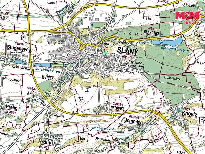 Prodej zahrady 2497 m², Slaný – náhled fotky 3