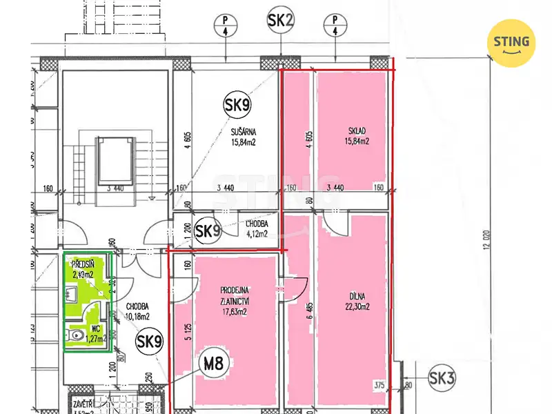 Pronájem skladového prostoru 55 m², Ostrava – náhled fotky 3
