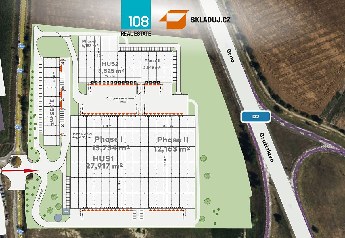 Pronájem skladového prostoru 6100 m² – fotografie 3