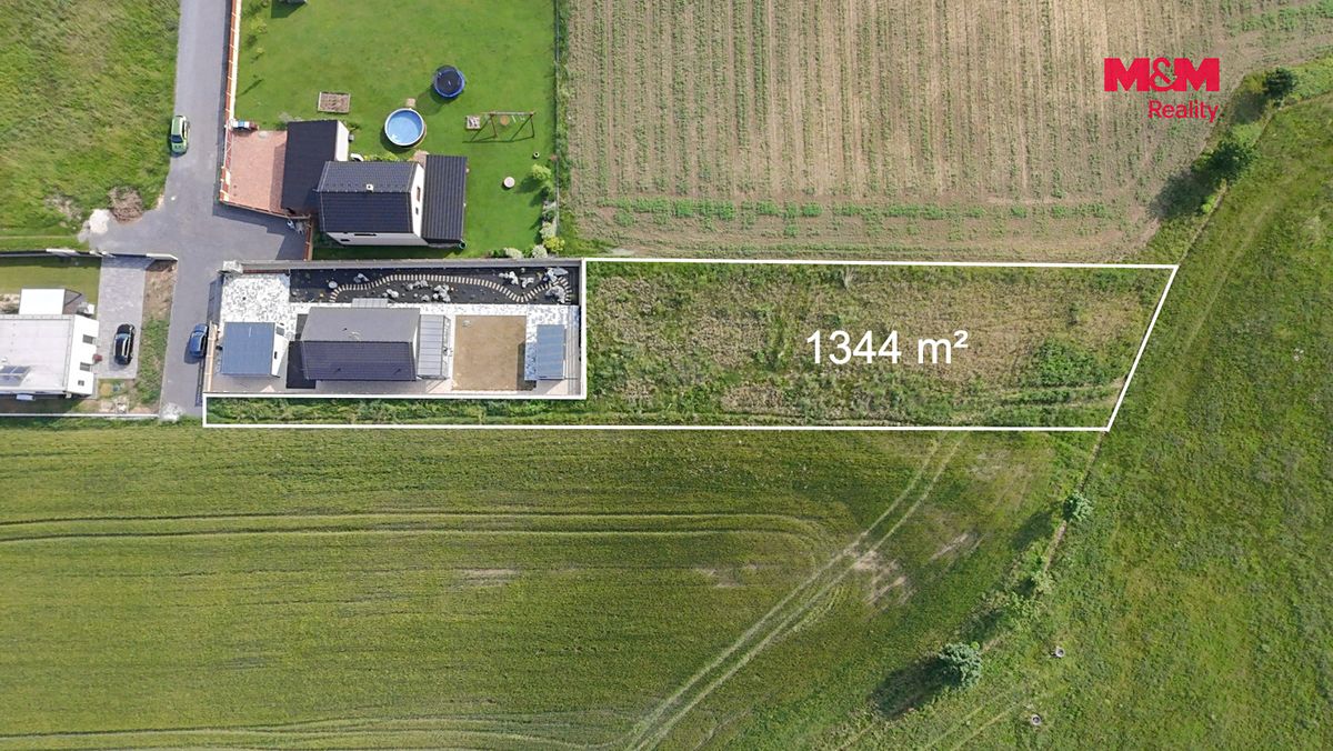 Prodej stavebního pozemku 1344 m² – fotografie 3