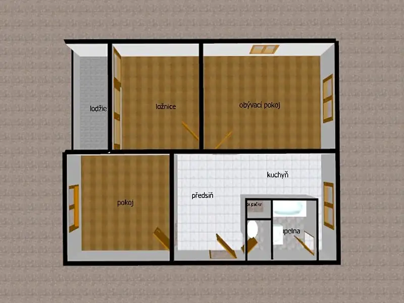 Prodej bytu 3+1 70 m², Sokolov – náhled fotky 2